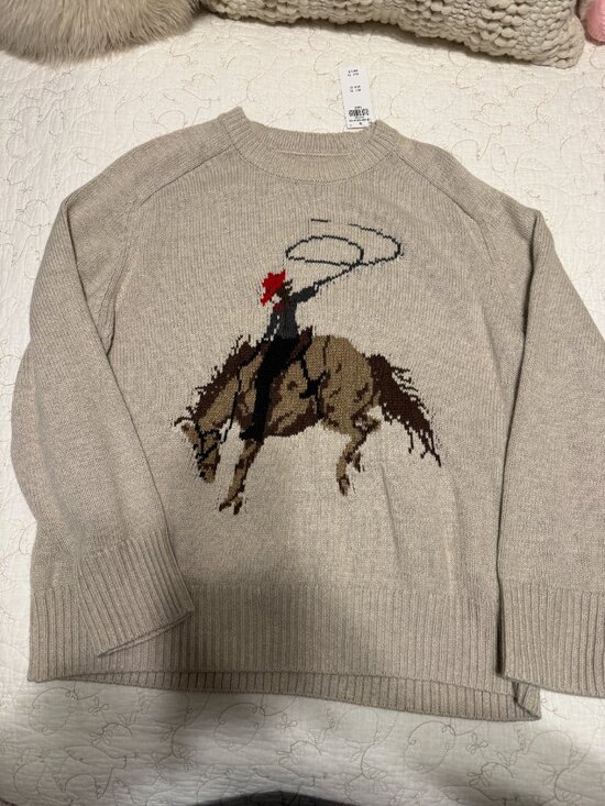 Abercrombie & Fitch Sweaters - NWT! A&F Madeline Cowgirl Crew Sweater